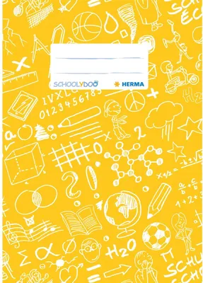 Immagine prodotto di HERMA SCHOOLYDOO Copertina per quaderni A5 gialla