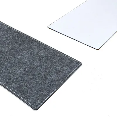Produktbild von 2er Set Bierbankauflage Filz 180x28cm - 8mm Sitzkissen Wendbar Garten Festzelt