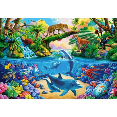 Produktbild von Castorland Puzzle Tiere Wild Nature - 1000 Teile Karton