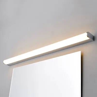 Produktbild von Lindby Modern Moderne Badleuchte 88 cm inkl. LED IP44 - Philippa / Innenbeleuchtung Kunststoff /Stahl Länglich / (nicht austauschbare) LED Max. 1 x 12 Watt