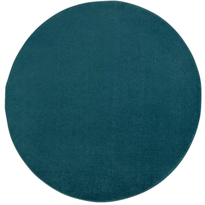 Produktbild von Teppich UNI 9505 DARK BLUE 80x80 Rund