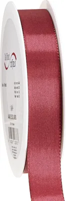 Produktbild von Geschenkband Taftband Bordeaux 25mm 50m Dekoband Flaschengestecke