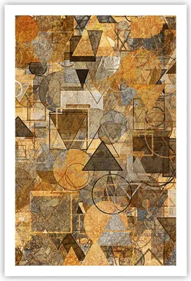 Produktbild von Poster - Poster ohne Rahmen - Abstraktion modern - 61x91,5 cm - Wand Bild - Wanddeko - Wandbilder - Kunstposter - Wandposter - Bilder - Kunstdruck - Wanddekoration - Wandbild - P2XPA61x91-4021