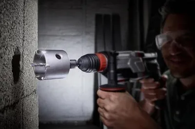 Produktbild von Spanndorn mit Zentrierbohrer für hartmetallbestückte Bohrkronen