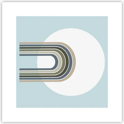 Produktbild von Poster - Poster ohne Rahmen - Formen Rad Linien - 30x30 cm - Wand Bild - Wanddeko - Wandbilder - Kunstposter - Wandposter - Bilder - Kunstdruck - Wanddekoration - Wandbild - P2XAC30x30-4608