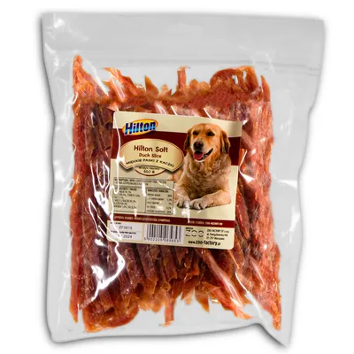 Obrázek produktu pro Hilton Soft Duck Strips 0,5 kg - lahodný kachní snack pro psy
