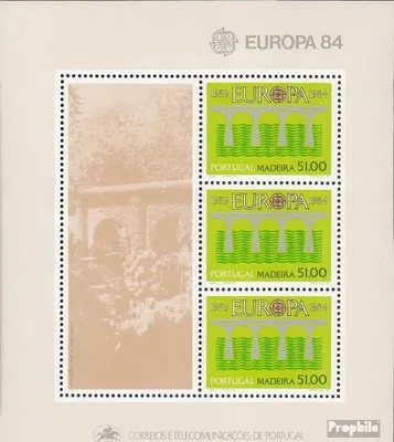 Produktbild von Briefmarken Portugal - Madeira 1984 Mi Block5 (kompl.Ausg.) postfrisch 25 J. Post- und Fernmeldewesen