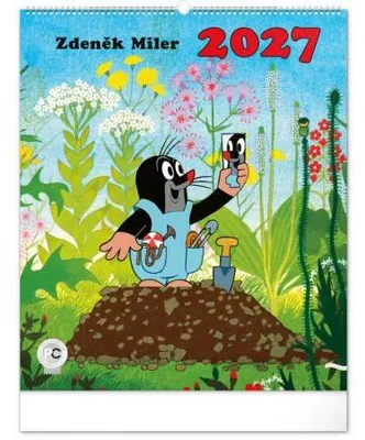 Immagine prodotto di NOTIQUE Calendario da parete Krteček 2027, 48 x 56 cm