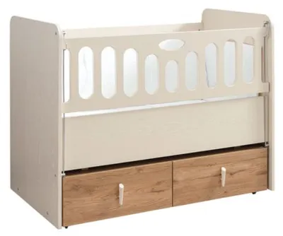 Produktbild von Modern Ausziehbares Kinderbett s Schlafzimmer Bett Holz Möbel Beige