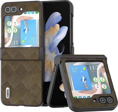 Produktbild von König Design Hülle kompatibel mit Samsung Galaxy Z Flip5 5G Kunststoff Soft Handyhülle - Handy Case Grün