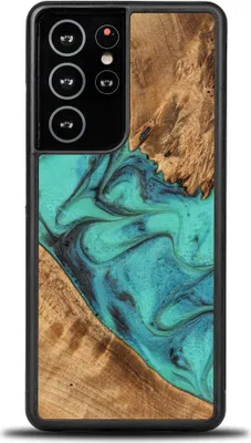 Produktbild von Bewood Unique Hülle für Samsung Galaxy S21 Ultra - Türkis