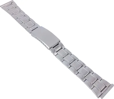 Produktbild von Minott Uhrenarmband 20mm | Edelstahl, silbern mit Faltschließe 30622S