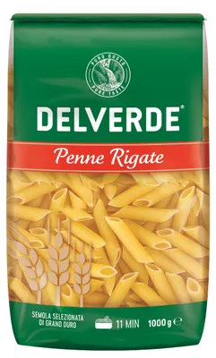 Obrázek produktu pro Delverde Penne Rigate Vybrané těstoviny z tvrdé pšenice semoliny 1000g