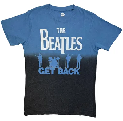 Productafbeelding van The Beatles Get Back (Wasscollectie) - T-shirt met korte mouwen, blauw, maat L