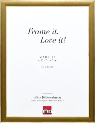 Produktbild von Fotorahmen aus Holz Profil 43 Gold 70x100 cm Glas Museum