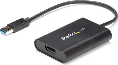 Produktbild von StarTech.com USB auf DisplayPort Adapter - USB 3.0 - 4K 30Hz, 3.2 Gen 1 (3.1 Gen 1), USB Typ-A, DisplayPorts ausgang, 3840 x 2160 Pixel