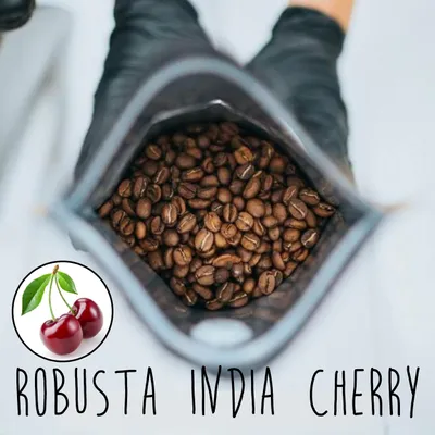 Produktbild von NOVA ERA Aromatisierter Premium Kaffee gemahlen 100 g | viele Sorten – für alle Kaffeemaschinen, Lose Kaffee ROBUSTA INDIA CHERRY