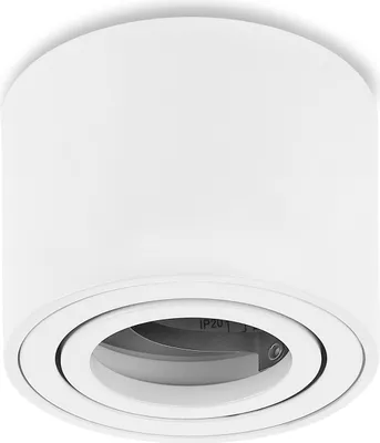 Immagine prodotto di Sweet LED faretto da superficie piatto rotondo in alluminio bianco plafoniera faretto da superficie