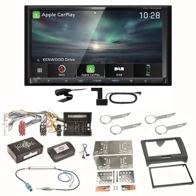 Produktbild von Kenwood DNX-7190DABS Android Auto Carplay Digitalradio Einbauset für Audi TT 8J