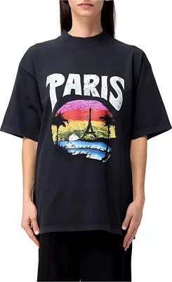 Produktbild von Balenciaga Tropical T-Shirt in Schwarz