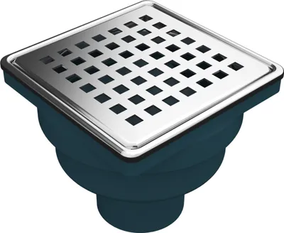 Produktbild von Bodenablauf Ablaufrinne Dusch Ablauf 10x10 cm Duschrinne Badablauf Siphon für Bad
