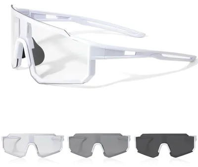 Zdjęcie produktu dla Omgoods - Okulary sportowe z fotochromowymi soczewkami i ochroną UV400