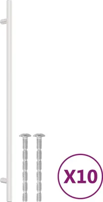 Obrázok produktu pre vidaXL Nábytkové úchyty 10 ks strieborné 320 mm nerezová oceľ
