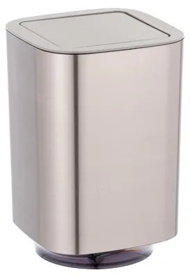 Produktbild von WENKO Schwingdeckel Eimer 5,5L Mülleimer Badezimmer Kosmetik Bad Gäste-WC