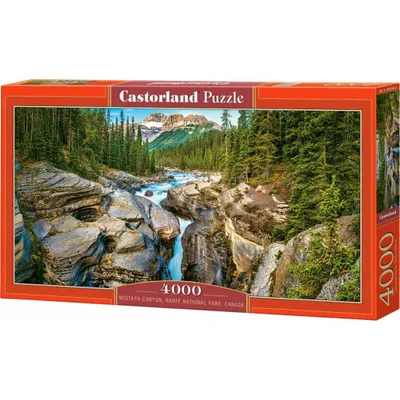 Zdjęcie produktu dla Puzzle 4000 Mistaya Canyon, Banff CASTOR