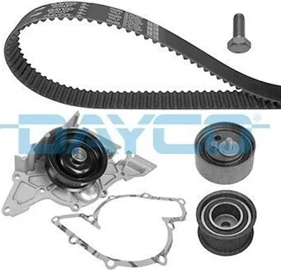 Produktbild von DAYCO KTBWP4850 Zahnriemensatz + Wasserpumpe für VW PASSAT Variant (3B6) für AUDI A4 Avant (8E5, B6) A4 Limousine (8D2, B5) A4 Avant (8D5, B5)
