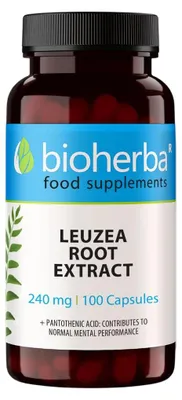 Obrázek produktu pro Leuzea (maralí kořen) 240 mg – 100 kapslí – Bioherba