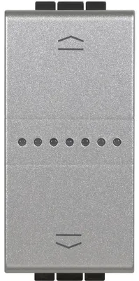 Produktbild von BTICINO Livinglight NT4027C WLAN-Rollladenschalter, intelligente Steuerung der Rollläden mit App Home + Control, Alexa, Google Home, Apple Home, Verbrauchsmanagement, Smart Home
