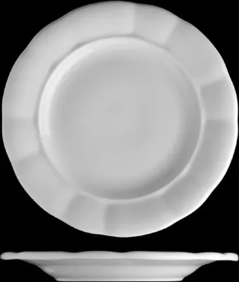 Produktbild von Flacher Teller 24 cm, Tschechisches Porzellan, Benedikt, G. Benedikt