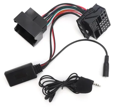 Obrázek produktu pro 12kolíkový Bluetooth 5.0 AUX audio adaptér s mikrofonem, kabel 150 cm, vhodný pro Opel CD30, CDC40, CD70