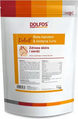 Produktbild von Dolvit Beta-Carotin & Biotin Forte Gesunde Haut und Fell FÜR HUNDE 1000 g