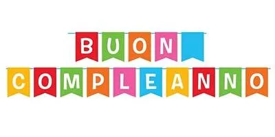 Papiergirlande Happy Birthday, 15 Autofähnchen, mehrfarbig