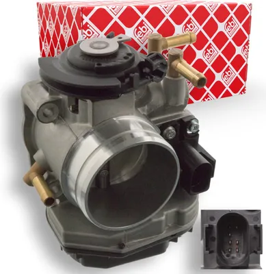 Produktbild von FEBI BILSTEIN 107029 Drosselklappe für VW Golf IV Schrägheck (1J1) Golf IV Variant (1J5) für AUDI A3 Schrägheck (8L1) für SKODA Octavia I Combi (1U5)