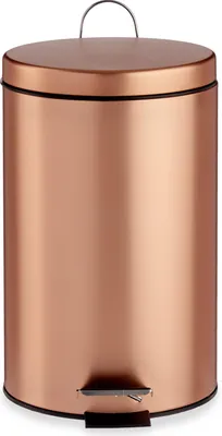 Produktbild von Berilo Treteimer - kupferfarben - 12 l - 40 cm - Metall