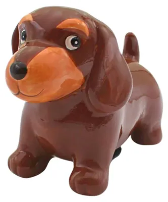 Immagine prodotto di Salvadanaio a forma di cane, salvadanaio per bambini a forma di bassotto, salvadanaio a forma di bassotto, salvadanaio