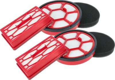 Produktbild von vhbw 2x HEPA-Filter, 2x Motorschutz-Filter kompatibel mit Dirt Devil Infinity Rebel 52, 54, DD5501, DD5550, DD5254, 50, DD5254-01, DD5500 Staubsauger