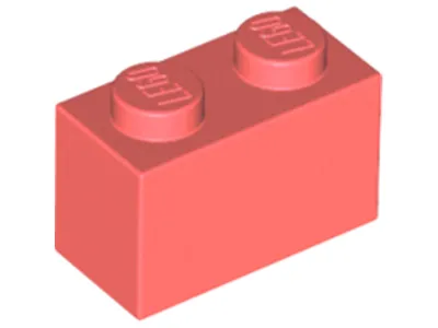 Produktbild von Lego® 1 Stück 3004 Stein Brick 1x2 Part Basic Steine 1 Coral