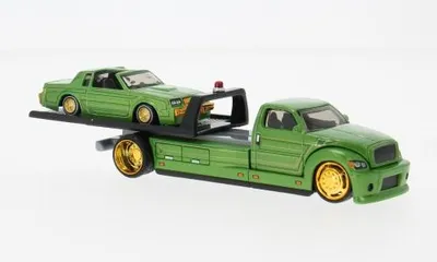 Produktbild von Maisto MAI15055GREEN - 1/64 - Buick Flatbed, grün/gold, 1987 - Neu