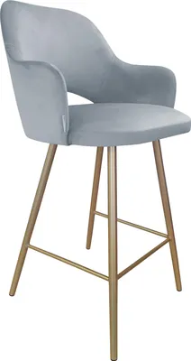 Zdjęcie produktu dla Hoker krzesło barowe Milano podstawa złota BL06