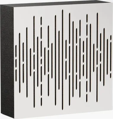 Obrázok produktu pre balenie 2 ks - AbFuser - difúzny akustický panel | 50 x 50 cm | farba: (biela, VELAR (120 mm))
