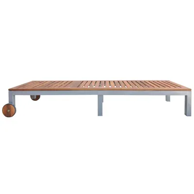 Produktbild von vidaXL Sonnenliege Massivholz Akazie