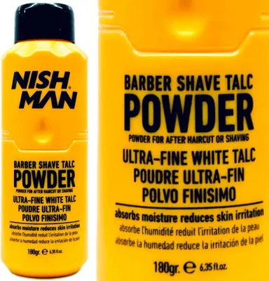Obrázek produktu pro The Shave Factory Nishman Barber Shave Talc Powder 180 g