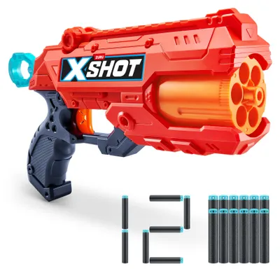 Zdjęcie produktu dla ZURU X-SHOT Reflex 6 wyrzutnia 12 strzałów 36433