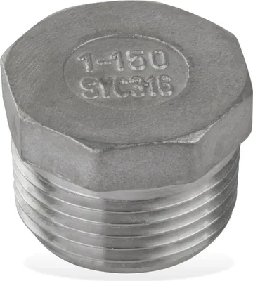 Produktbild von Edelstahl Fitting Stopfen 3/4 Zoll DN20 Rohrstopfen Gewindefitting