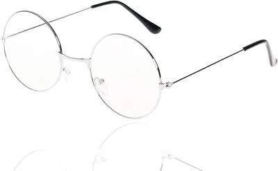 Produktbild von 1x Weihnachtsmannbrille Nikolausbrille Brille Nikolaus rund für Nikolauskostüm, Weihnachtsmannkostüm - Verkleidung