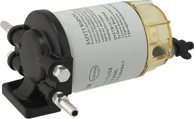 Produktbild von Benzinfilter mit Wasserabscheider kompatibel zu Racor S3227, für Boote mit Außenborder / Innenborder, bis 230L/h Größe: Komplettset